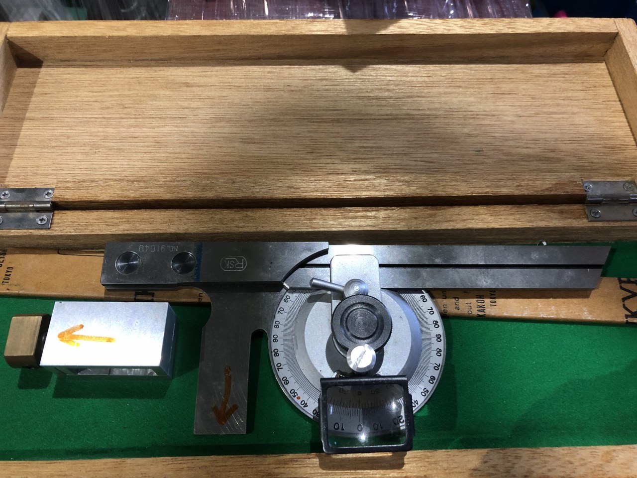 中古その他マイクロメーター 【マイクロプロトラクター】No.91049 RSK/新潟理研測範