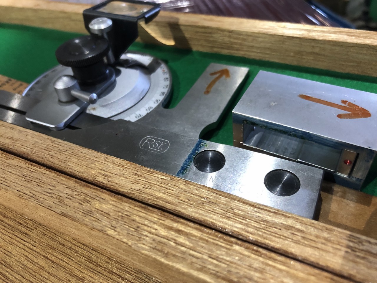 中古その他マイクロメーター 【マイクロプロトラクター】No.91049 RSK/新潟理研測範