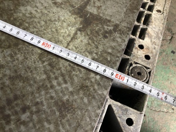 中古鉄定盤 【鉄定盤】サイズ400x300x60mm 目良昇鉄工