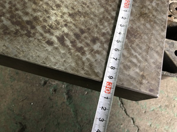中古鉄定盤 【鉄定盤】サイズ400x300x60mm 目良昇鉄工