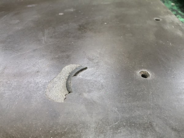 中古鉄定盤 【鉄定盤】W750ｘD590ｘH100ｍｍ　キズ有り 不明