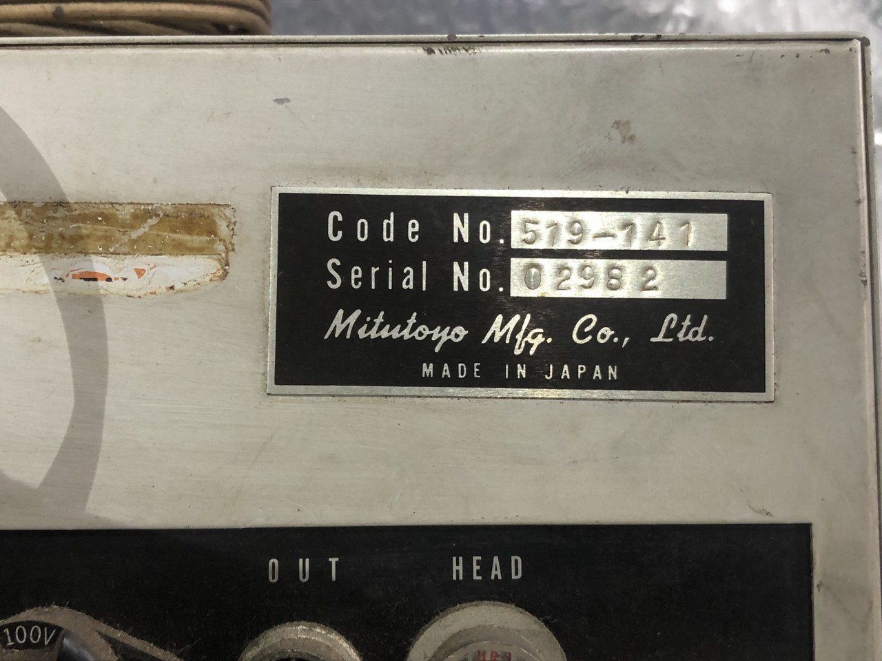 中古お買い得品・1山販売等 【ミューチェッカ】519-141 ミツトヨ