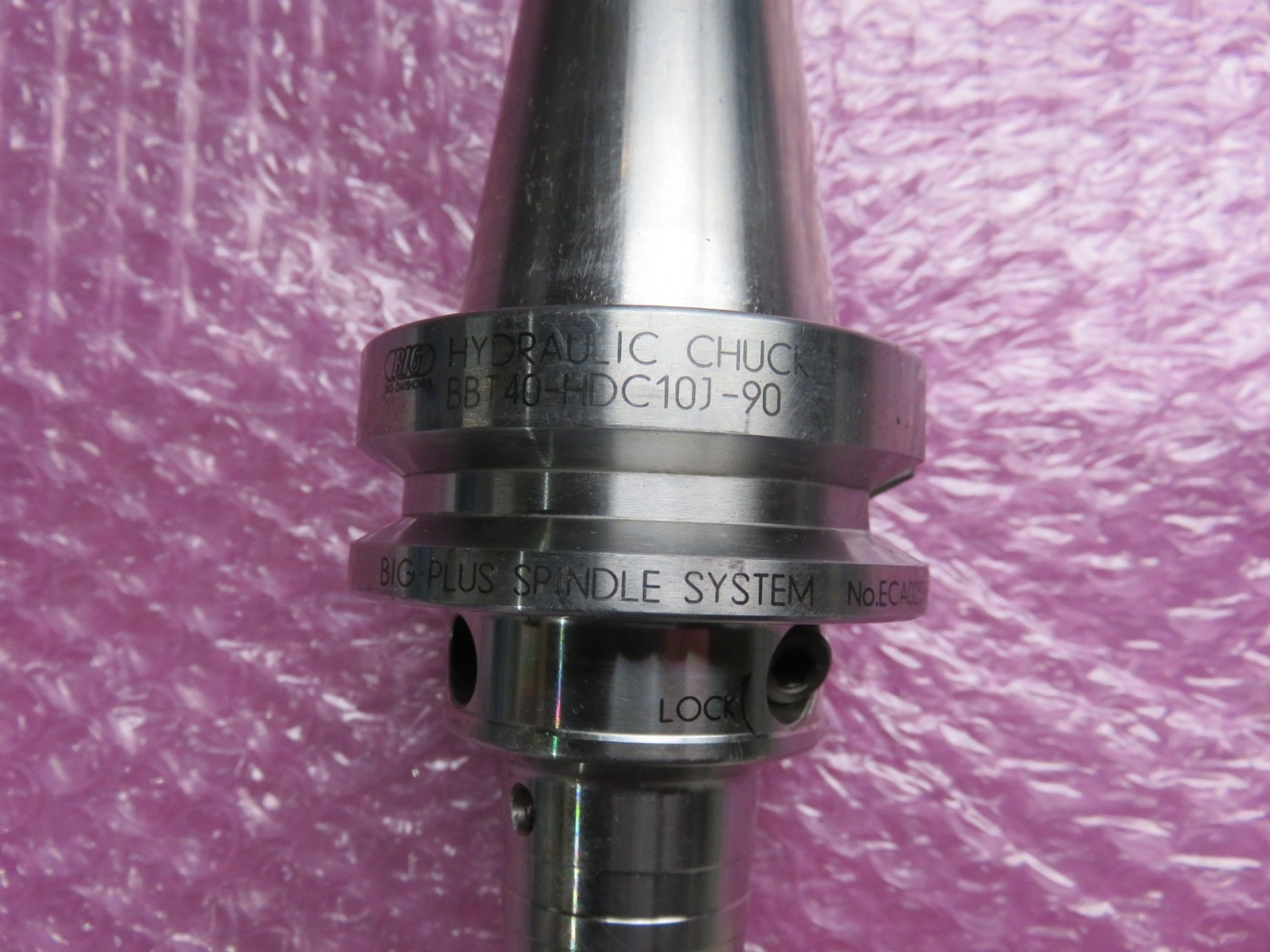 中古BBT40 ハイドロチャックジェットスルーHydraulic Chuck  大昭和精機 