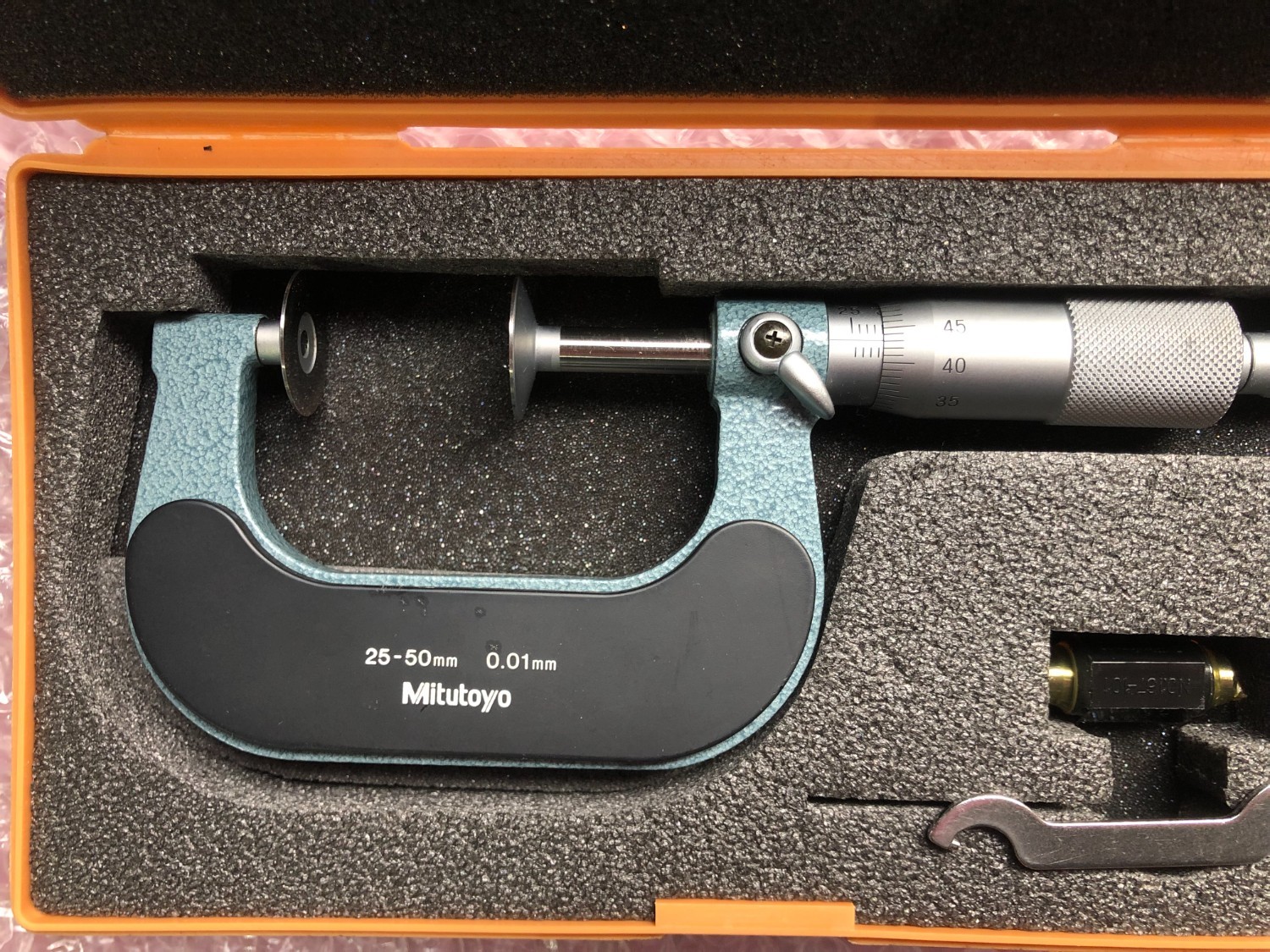 中古外側マイクロメーター 【歯厚マイクロメーター】GMA-50(123-102) ミツトヨ/Mitutoyo