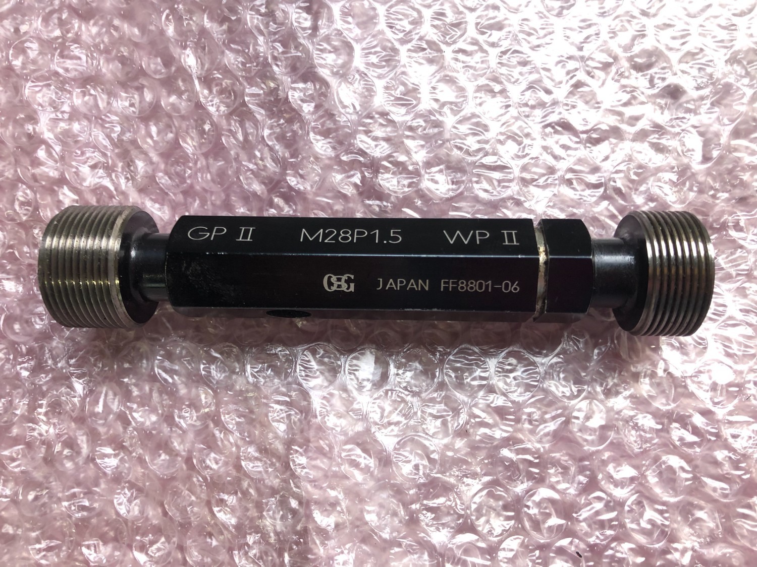 中古その他ゲージ 【限界ねじプラグゲージ】M28P1.5 GPWPII OSG/ オーエスジー