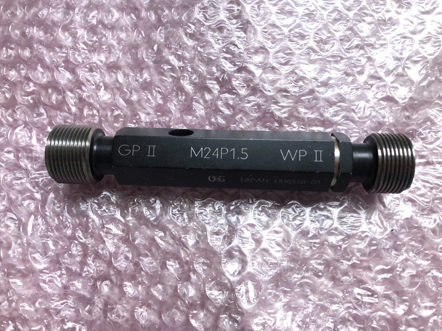 中古その他ゲージ 【ねじ用限界ゲージ】M24P1.5 GPWPII OSG/ オーエスジー