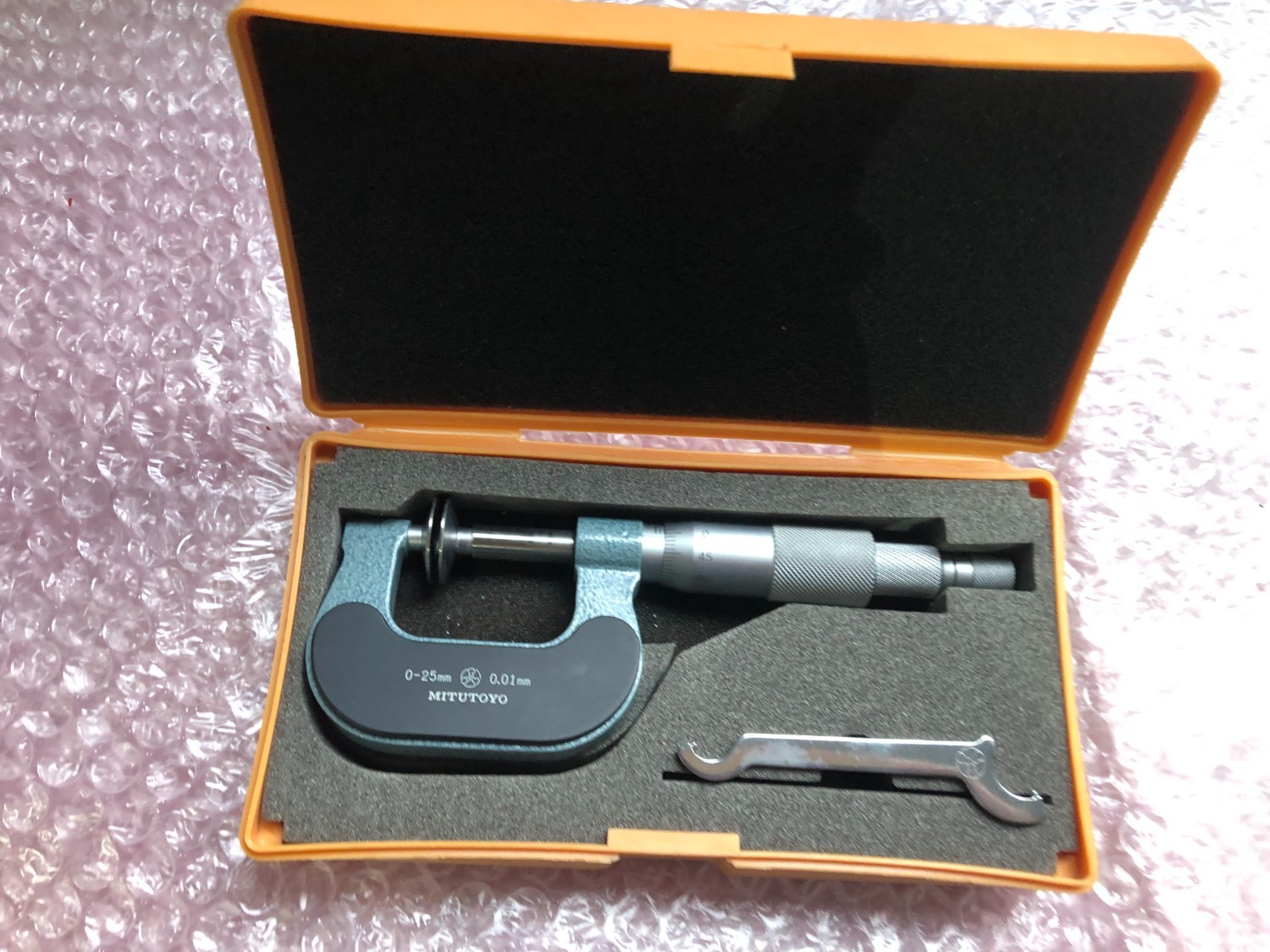 中古外側マイクロメーター 【直進式歯厚マイクロメーター】PDM-25(169-201) ミツトヨ/Mitutoyo