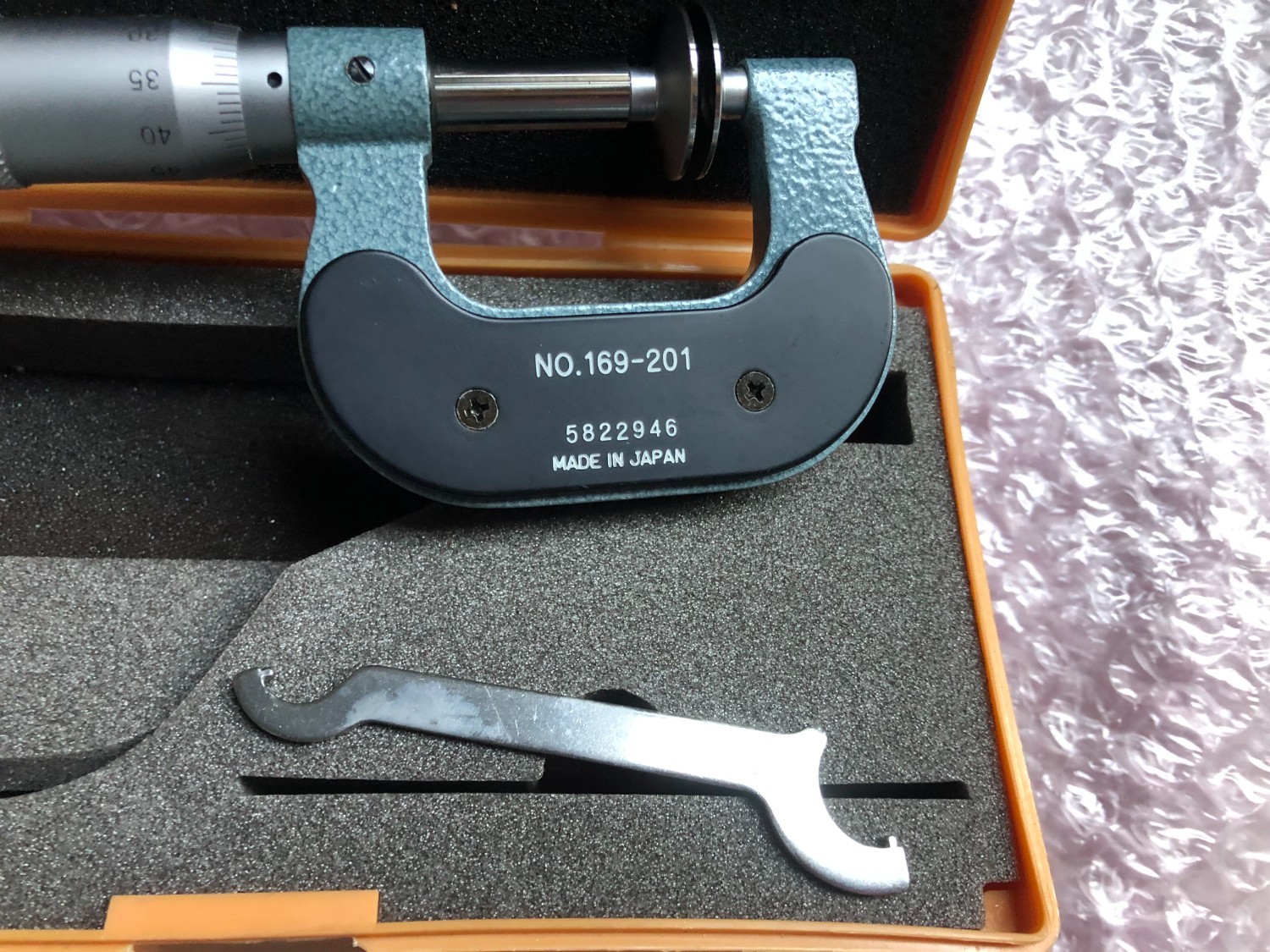 中古外側マイクロメーター 【直進式歯厚マイクロメーター】PDM-25(169-201) ミツトヨ/Mitutoyo