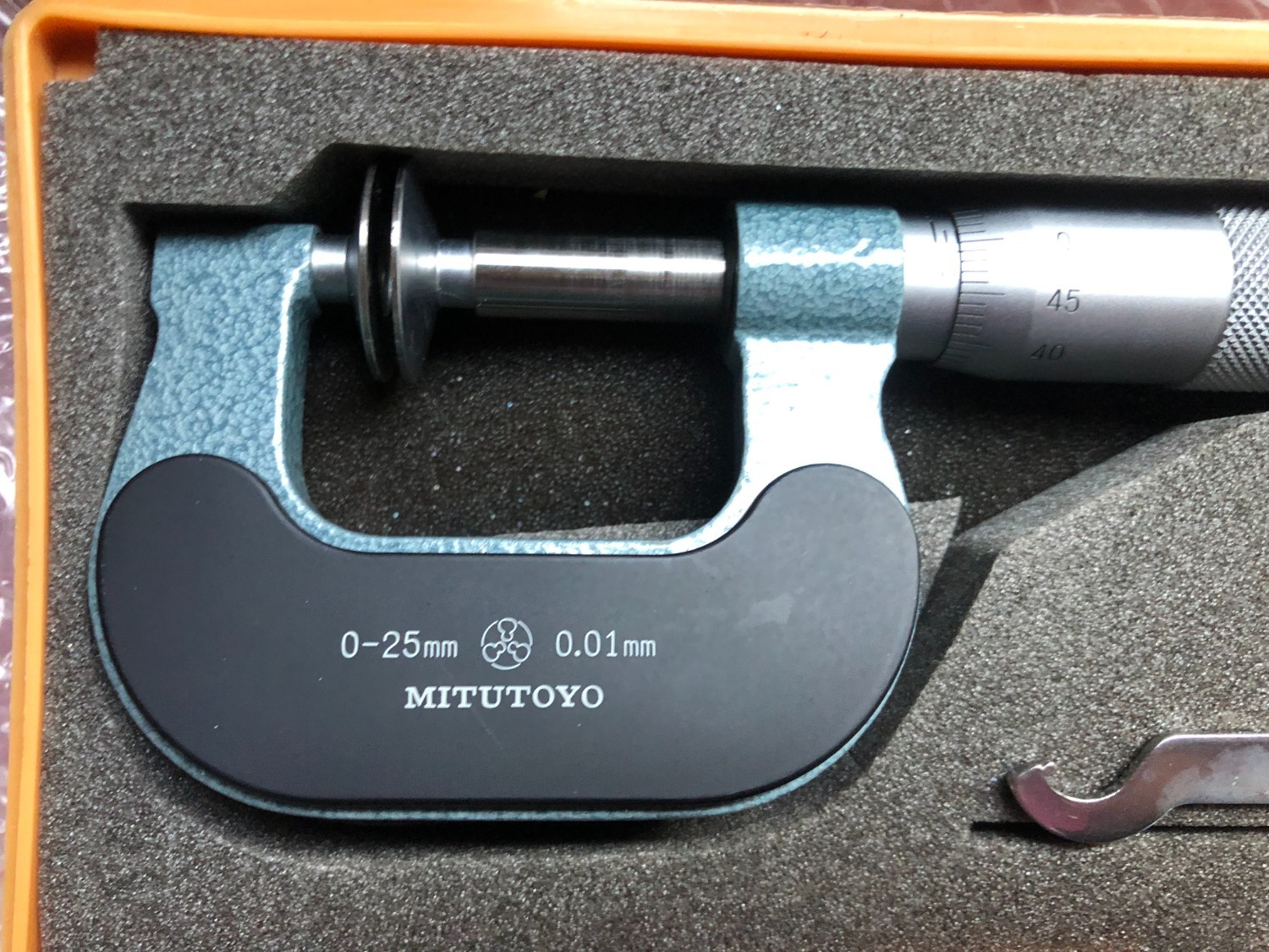 中古外側マイクロメーター 【直進式歯厚マイクロメーター】PDM-25(169-201) ミツトヨ/Mitutoyo