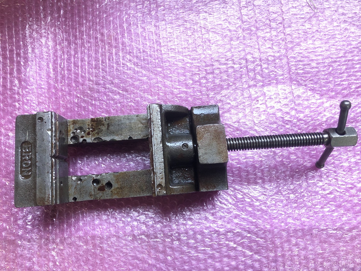 中古バイス 【バイス】口幅100ｍｍ口高47ｍｍ口開110ｍｍ ナベヤ(ERON)