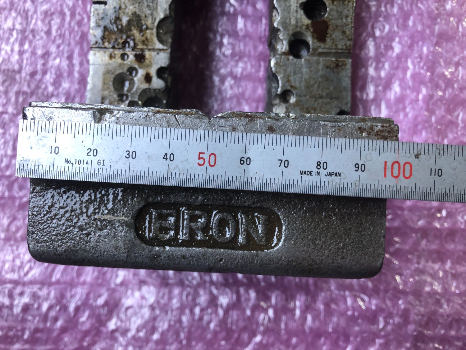 中古バイス 【バイス】口幅100ｍｍ口高47ｍｍ口開110ｍｍ ナベヤ(ERON)