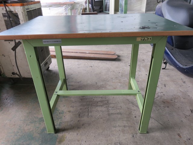 中古作業机 【作業台】W600xD900xH720mm サカエ