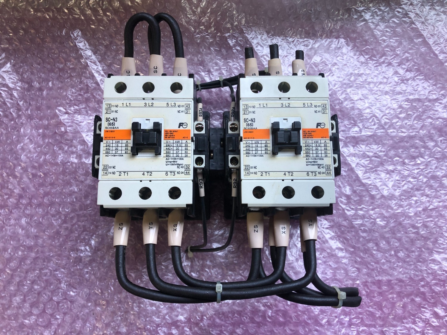 中古作業工具・作業用備品 【電磁接触器】SC-N3 富士電機 /FUJI ELECTRIC