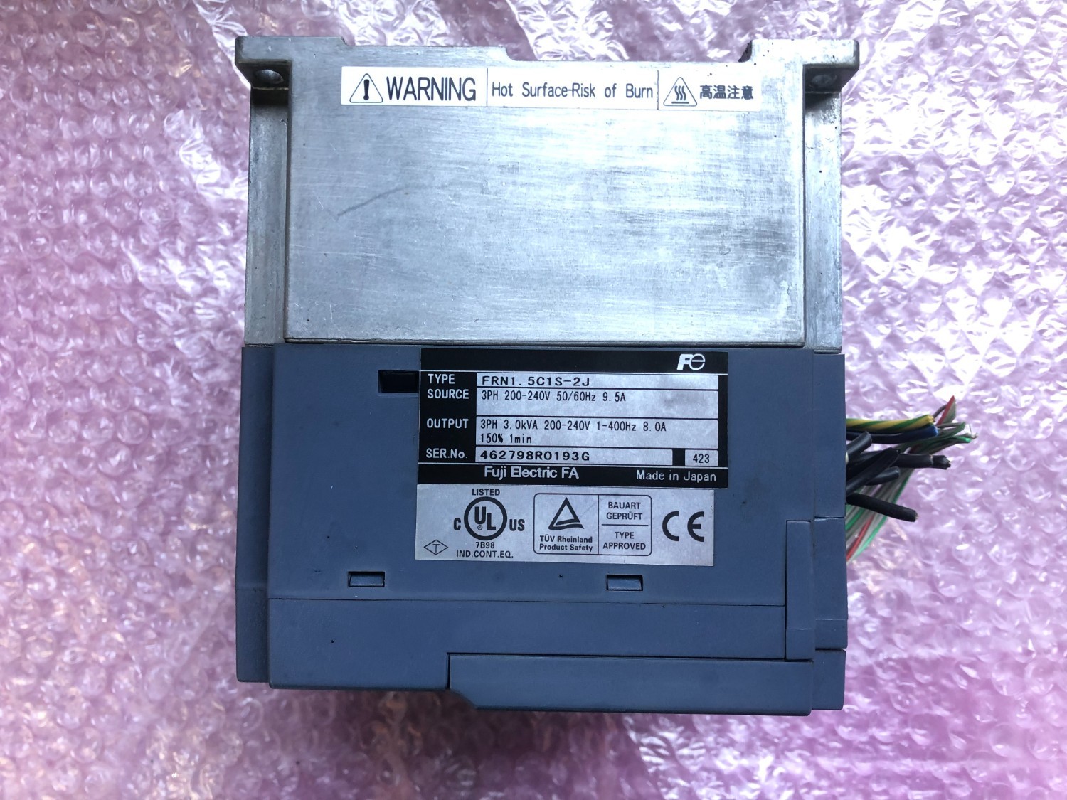 中古その他 【低圧インバータ】FRN1.5C1S-2J 富士電機 /FUJI ELECTRIC