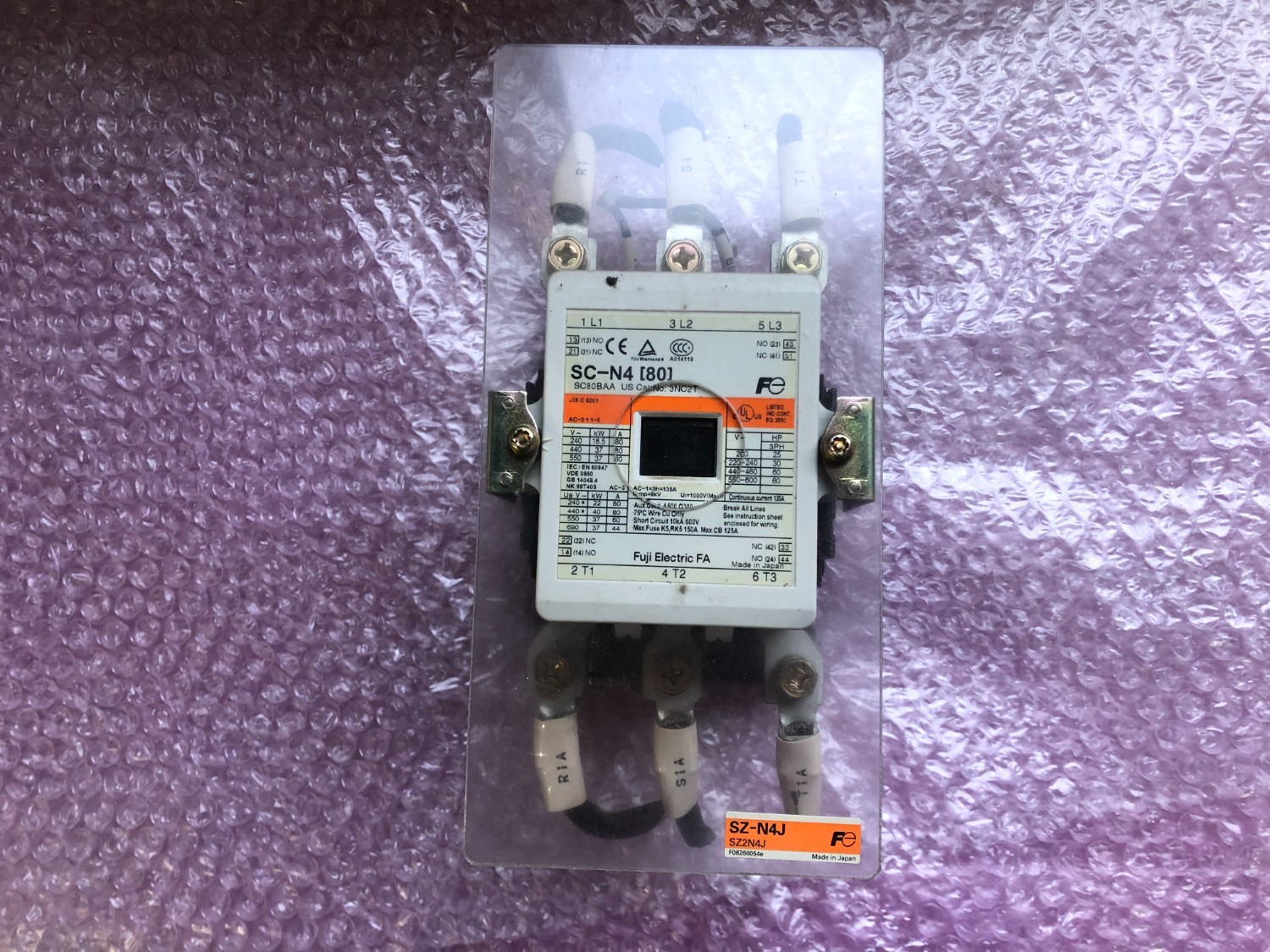 中古その他 【電磁接触器】SC-N4  富士電機 /FUJI ELECTRIC
