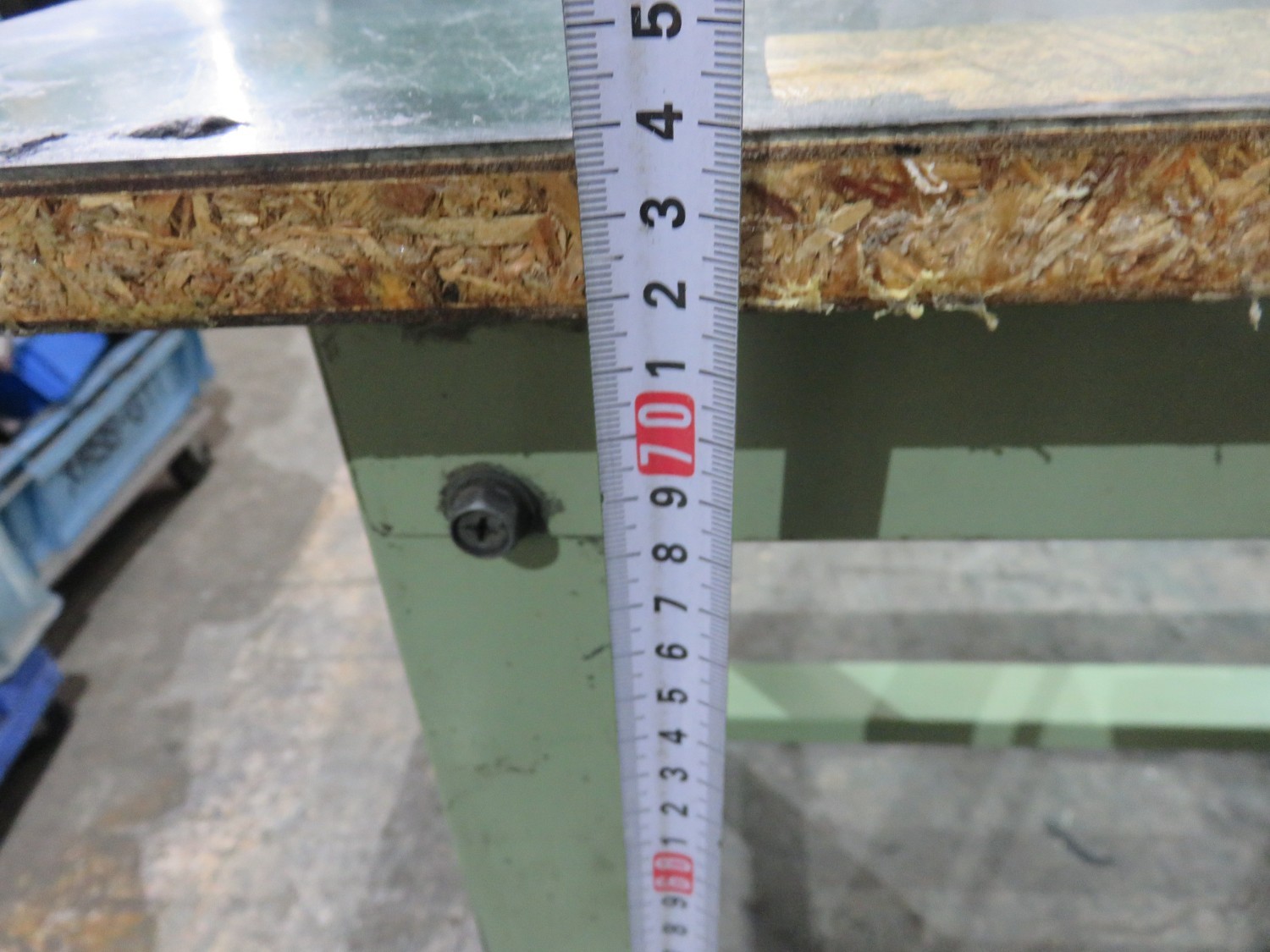 中古手工具・収納 【作業台】W900xD585xH740(mm) サカエ/SAKAE