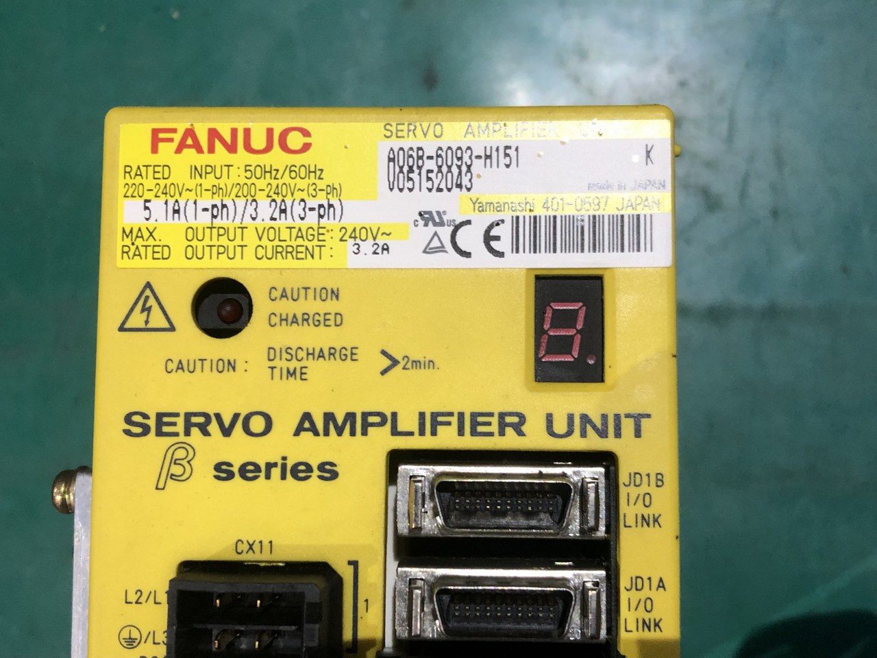 中古その他 【サーボアンプ】A06B-6093-H151 ファナック