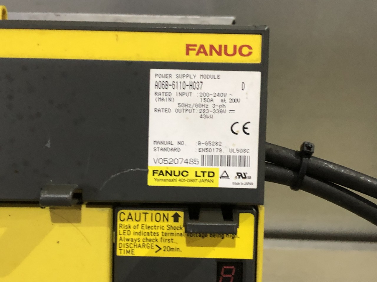 中古その他 【サーボアンプ】A06B-6110-H037 ファナック