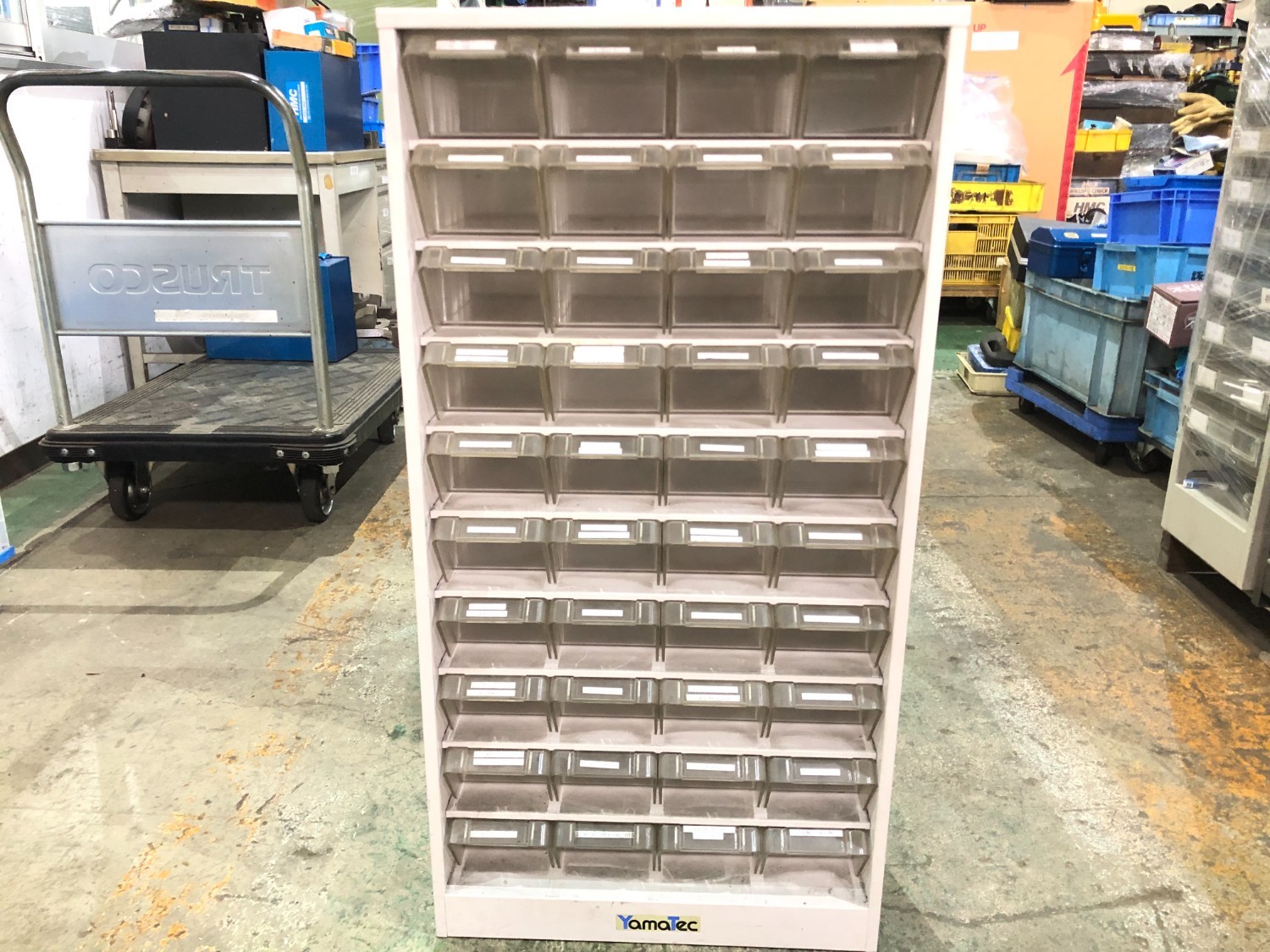 中古キャビネット類 【パーツキャビネット】W500xD450xH880(mm) ヤマテック/YAMATEC