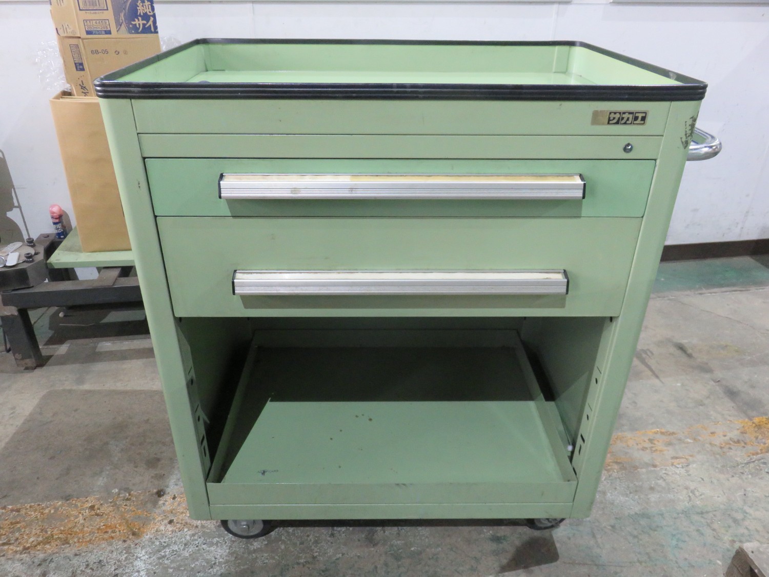 中古手工具・収納 【ツールワゴン】W825xD500xH880(mm) サカエ/SAKAE