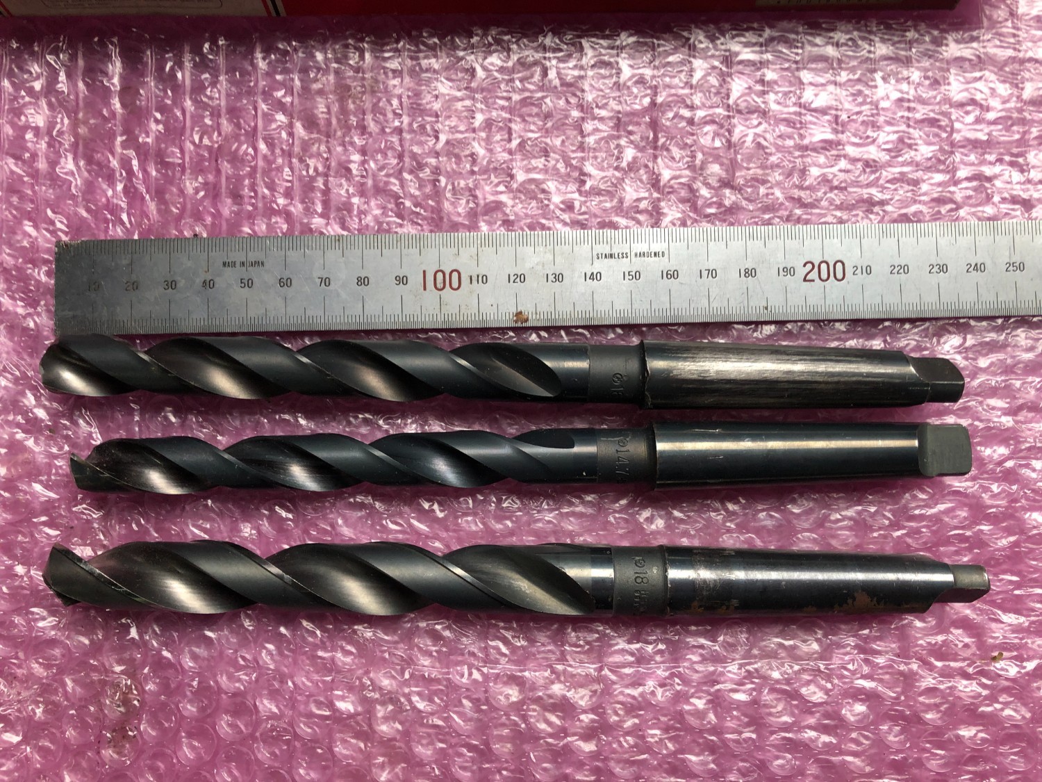 中古テーパ―シャンクドリル 【テーパーシャンクドリル】φ14.7,φ16.0,φ18 コベルコ/KOBELCO