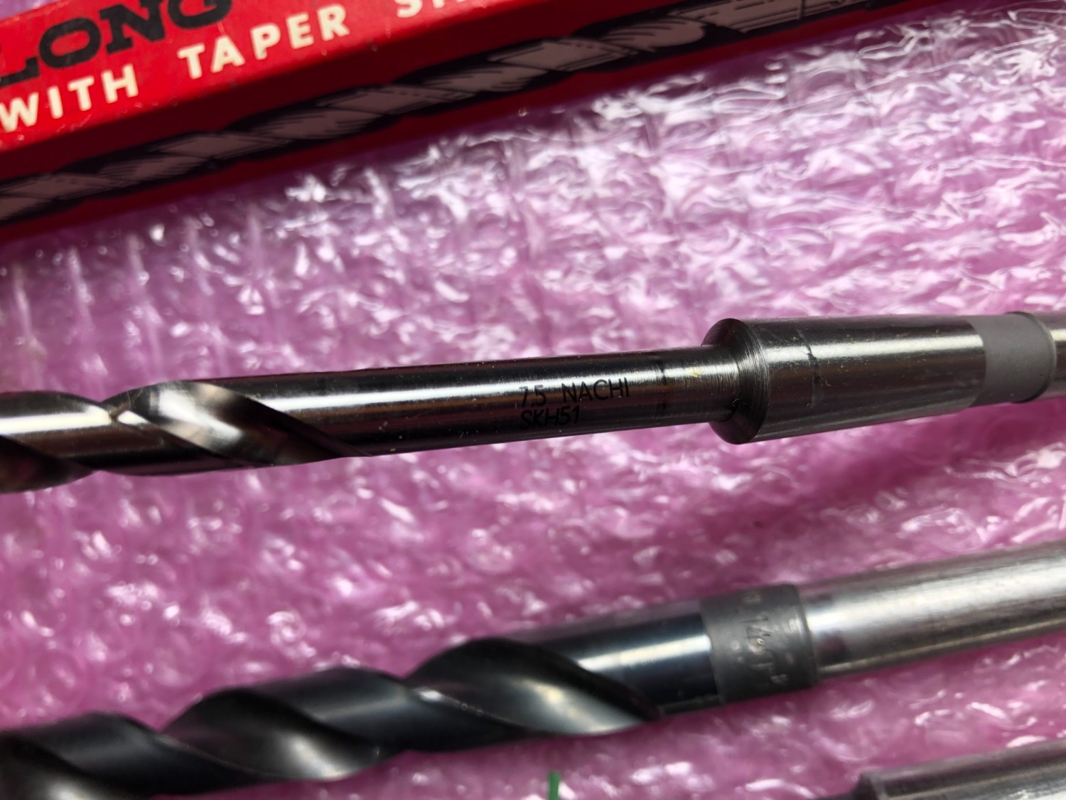 中古テーパ―シャンクドリル 【テーパーシャンクドリル】φ7.5,φ14.0,φ15.0 NACHI