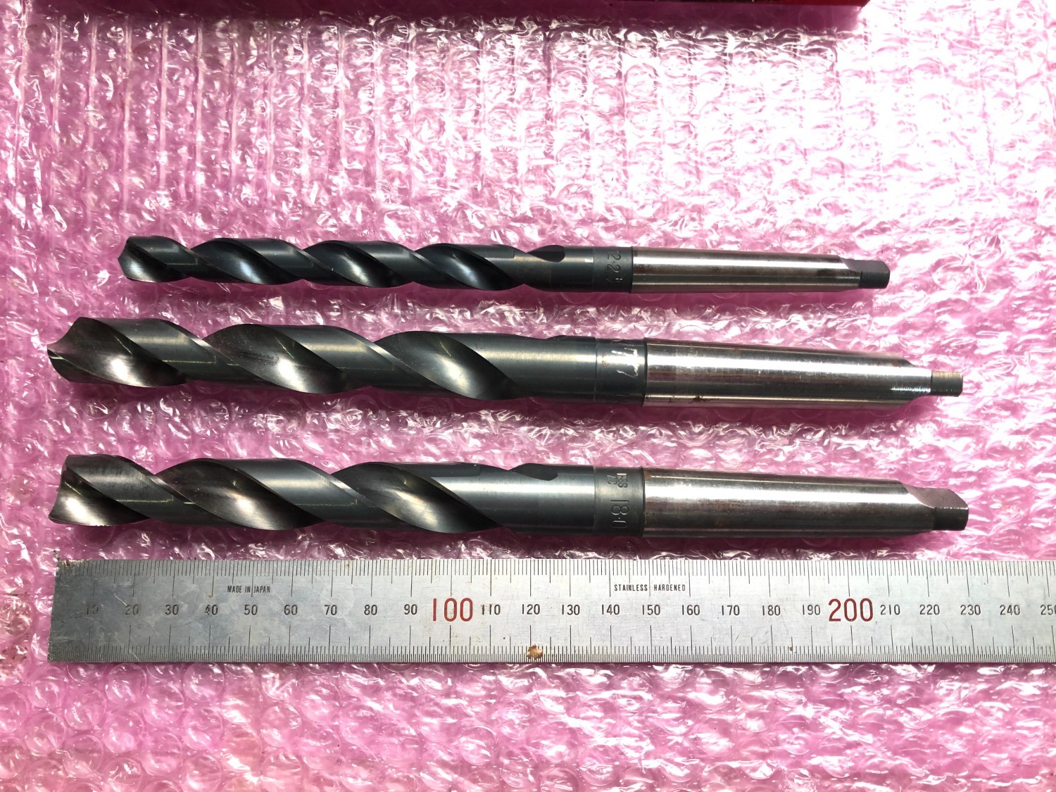 中古テーパ―シャンクドリル 【テーパーシャンクドリル】φ12.2,φ17.7,φ18.0 NACHI