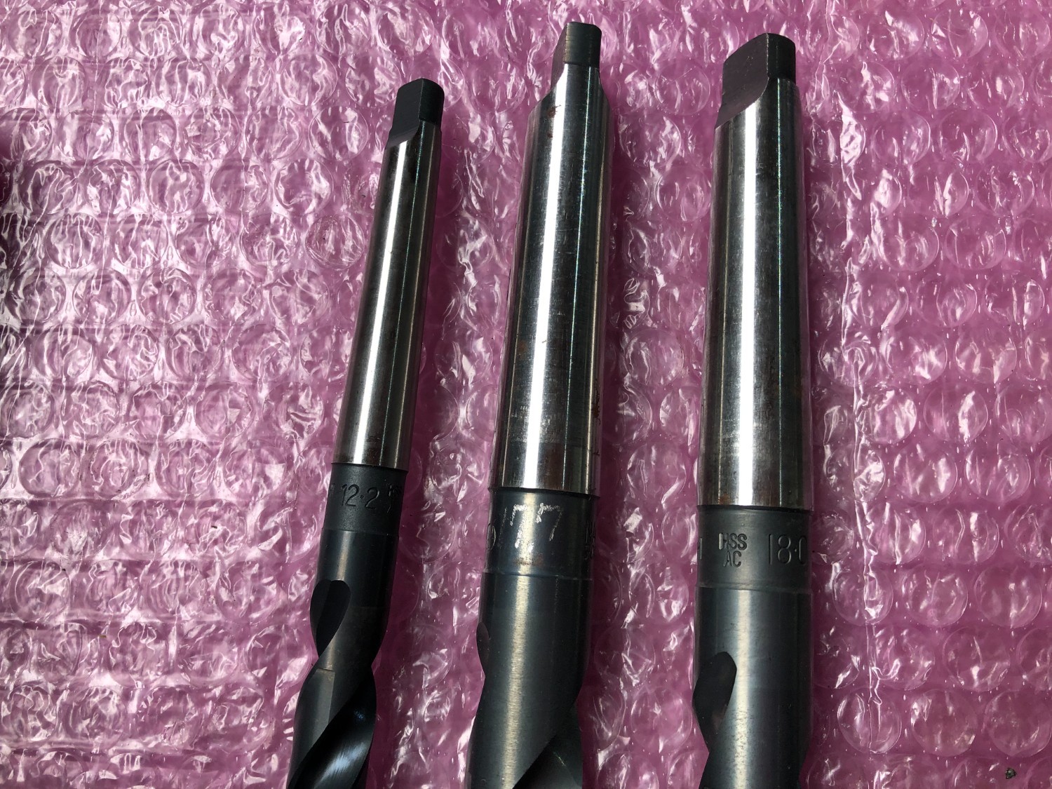 中古テーパ―シャンクドリル 【テーパーシャンクドリル】φ12.2,φ17.7,φ18.0 NACHI