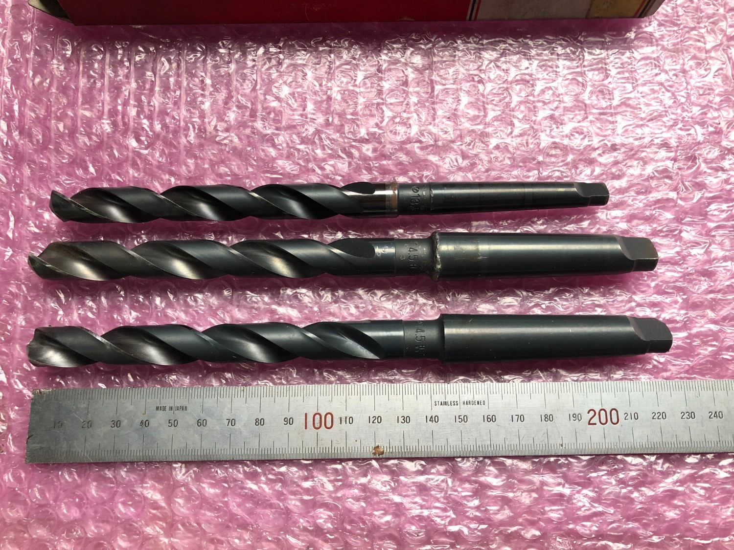 中古テーパ―シャンクドリル 【テーパーシャンクドリル】φ13.5,φ14.5,φ14.5 三菱/MITSUBISHI