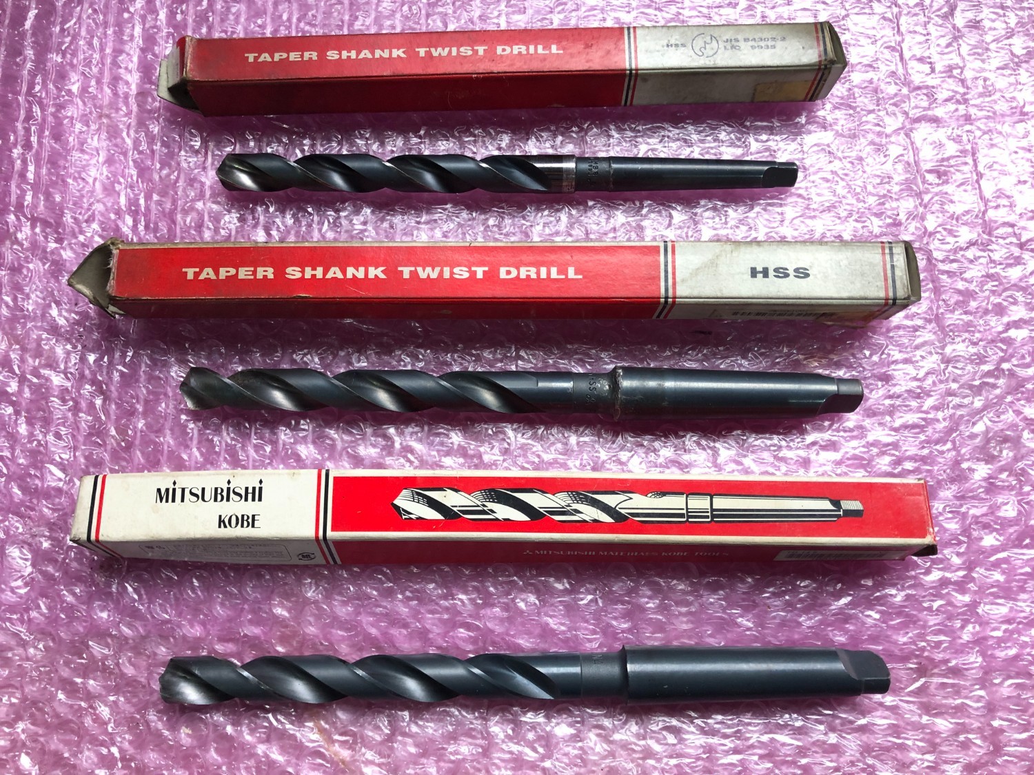 中古テーパ―シャンクドリル 【テーパーシャンクドリル】φ13.5,φ14.5,φ14.5 三菱/MITSUBISHI