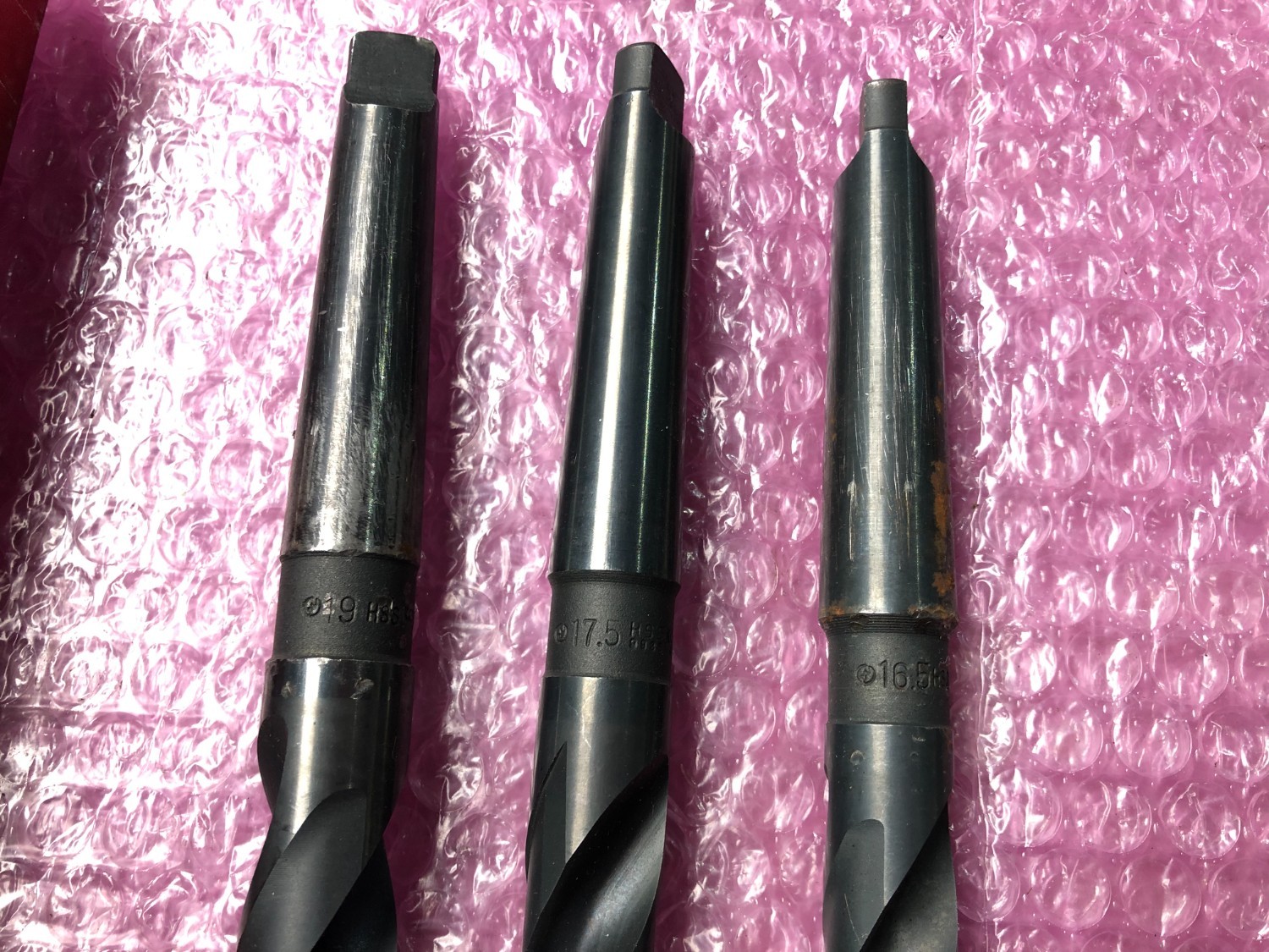 中古テーパ―シャンクドリル 【テーパーシャンクドリル】φ16.5,φ17.5,φ19 コベルコ/KOBELCO