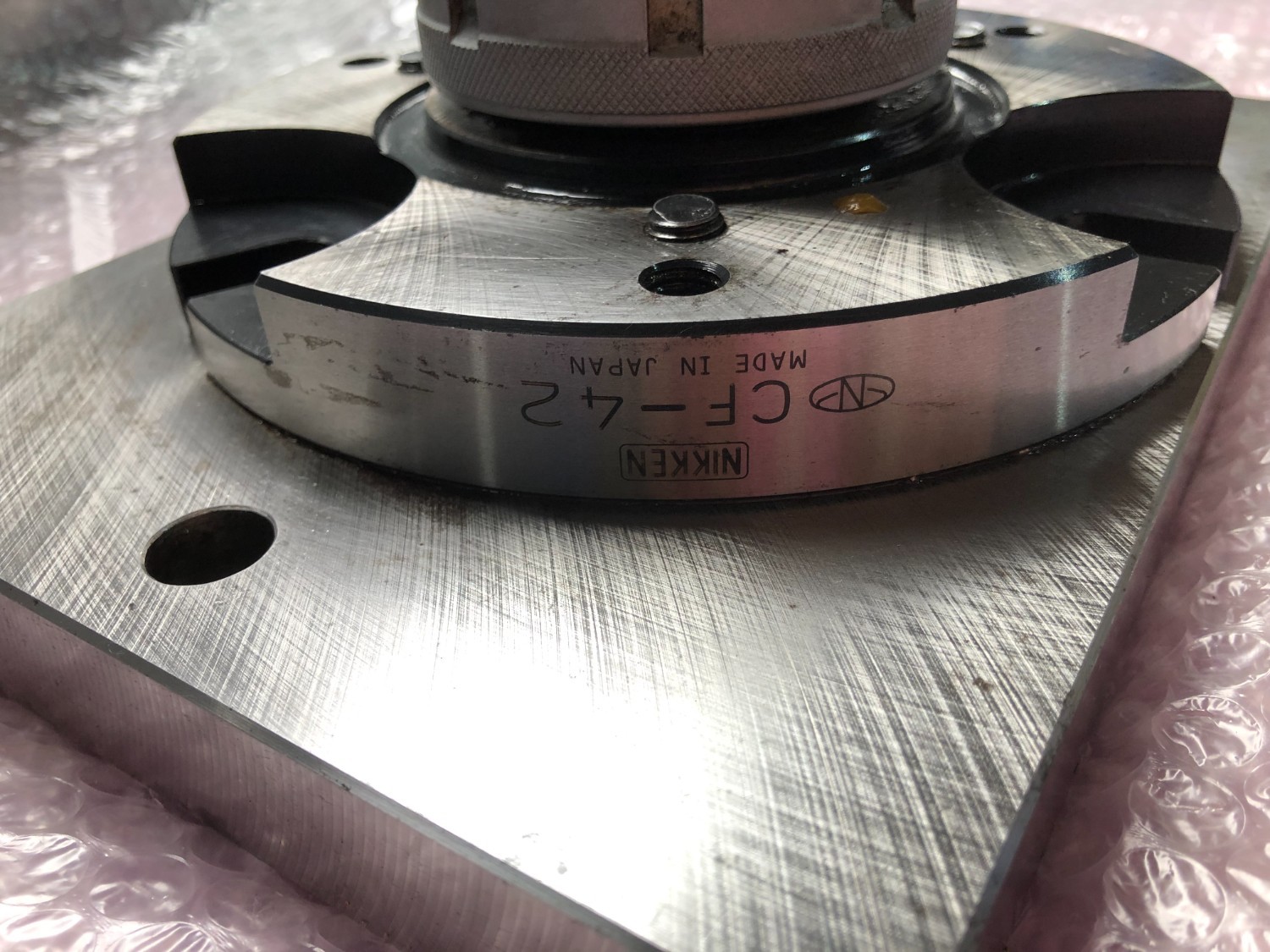 中古その他チャック・関連品等 【ホブ盤チャック】CF-42 日研/NIKKEN