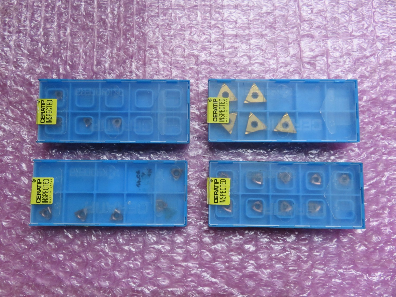 中古インサート（チップ） チップ 4個 京セラ