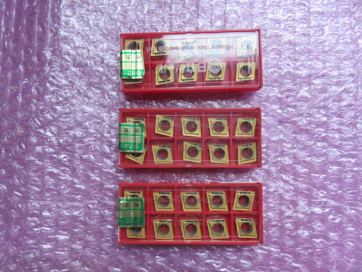 中古インサート（チップ） チップ 3個 日立ツール