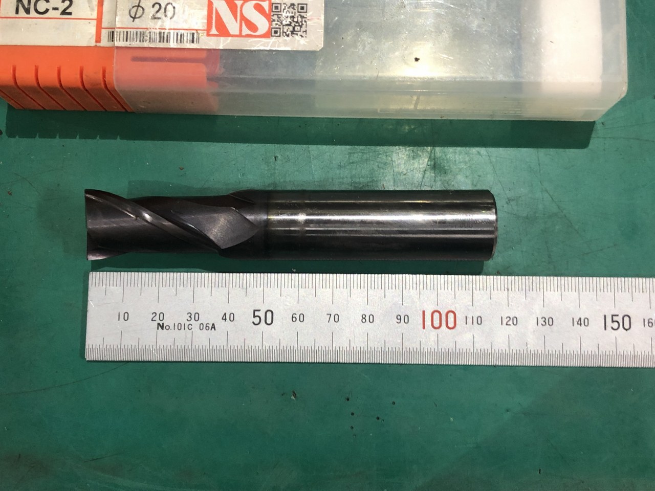 中古エンドミル(スクエア) 【2枚刃/スクエア/エンドミル】NC-2 日進工具 NS