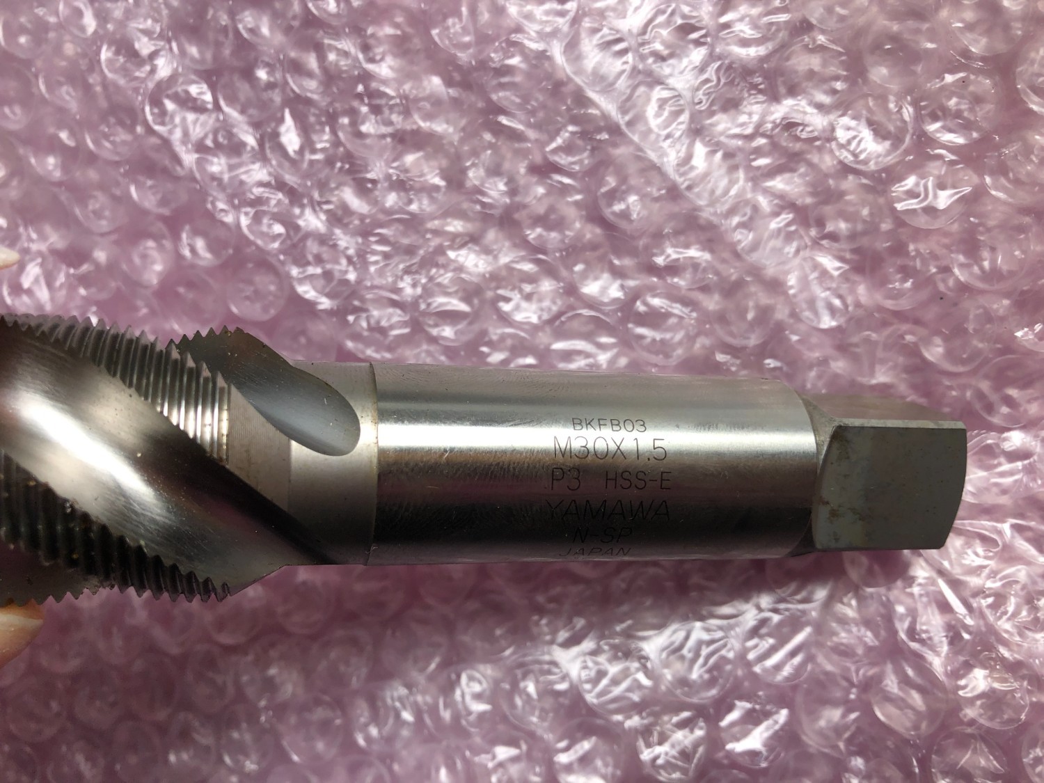 中古タップ 【タップ】M30x1.5 P3 HSS-E ヤマワ/Yamawa