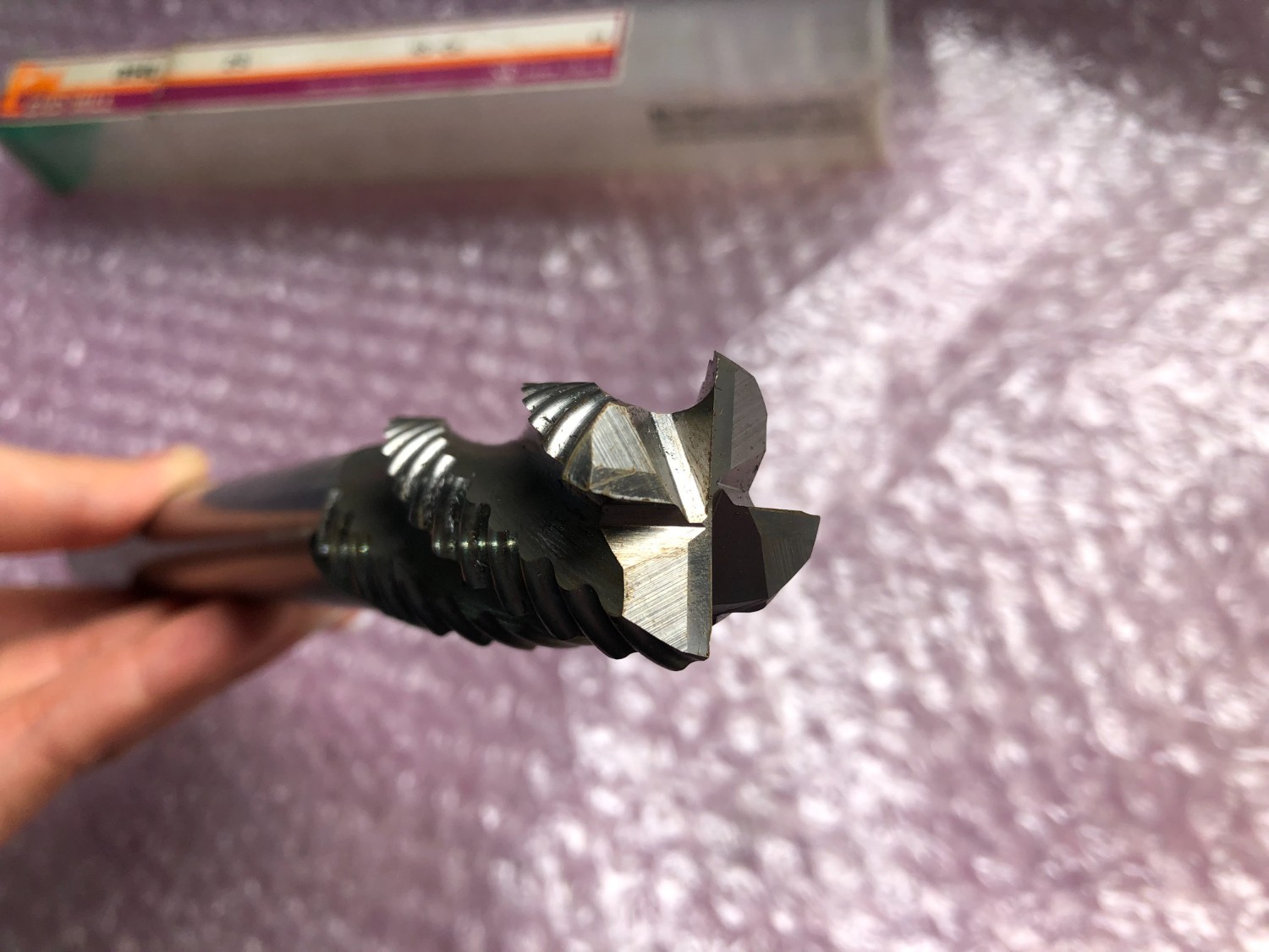 中古エンドミル(スクエア) 【ロングエンドミル】φ25 HS-Co S&K(三興製作所)