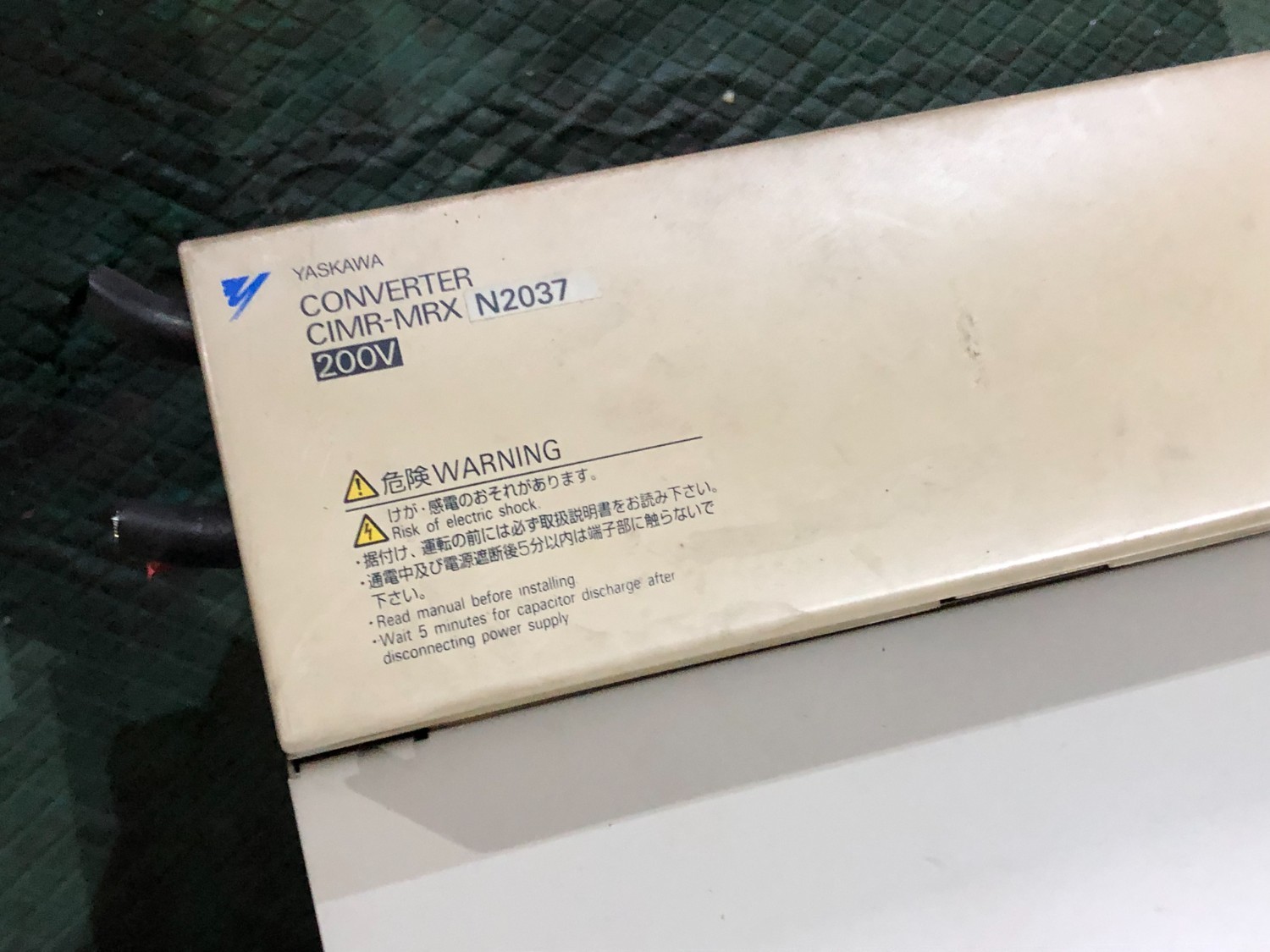 中古その他 【インバーター】CIMR-MRXN2037,N2030 安川電機/ YASKAWA ELECTRIC