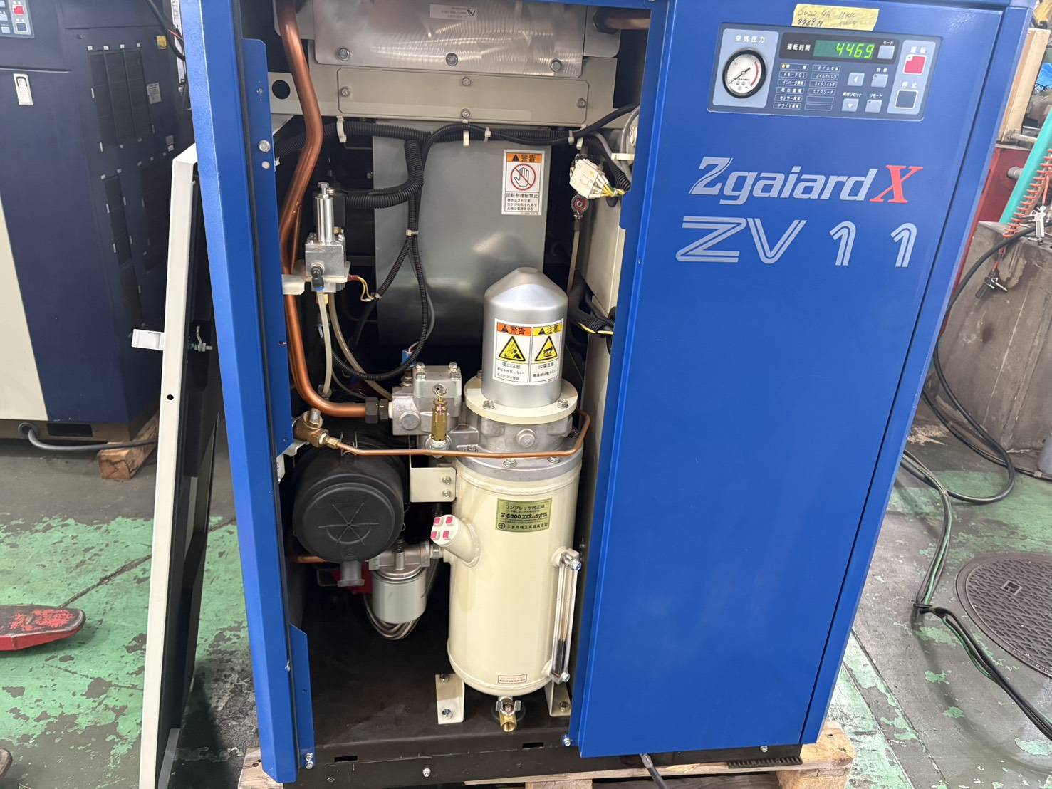 中古コンプレッサー ZV11AX-R 三井精機工業