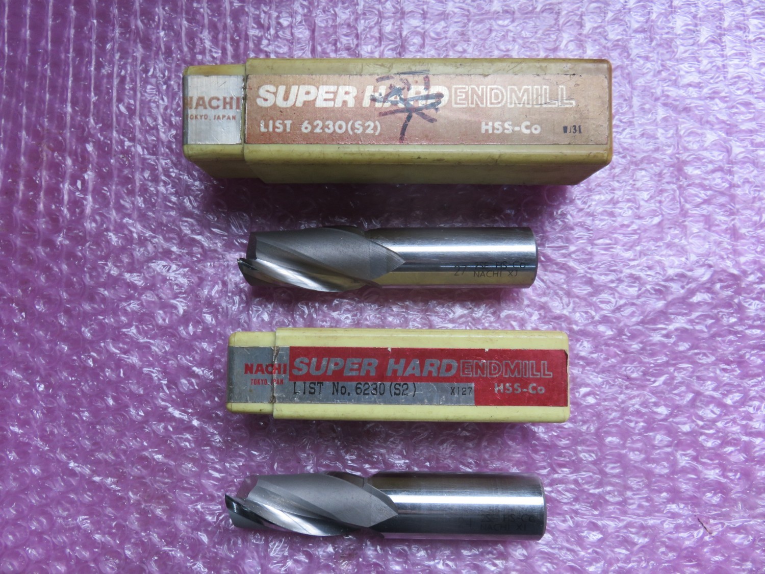 中古その他エンドミル 【エンドミル 2個】φ24、φ27　 不二越 