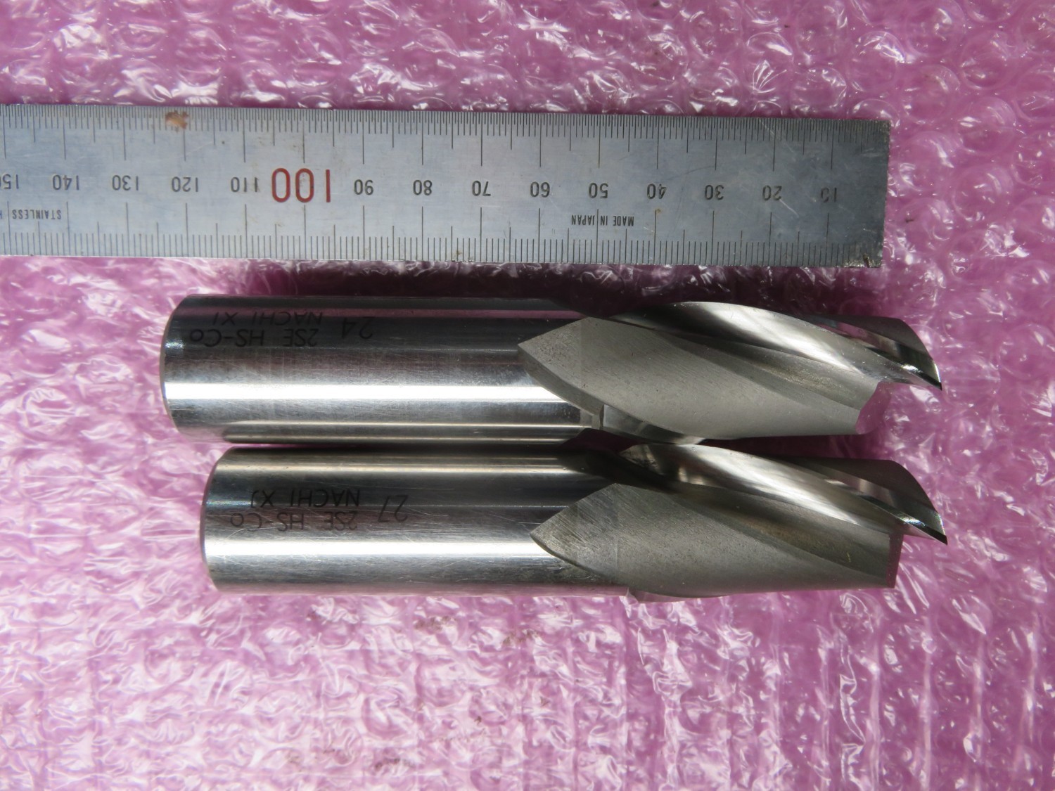 中古その他エンドミル 【エンドミル 2個】φ24、φ27　 不二越 