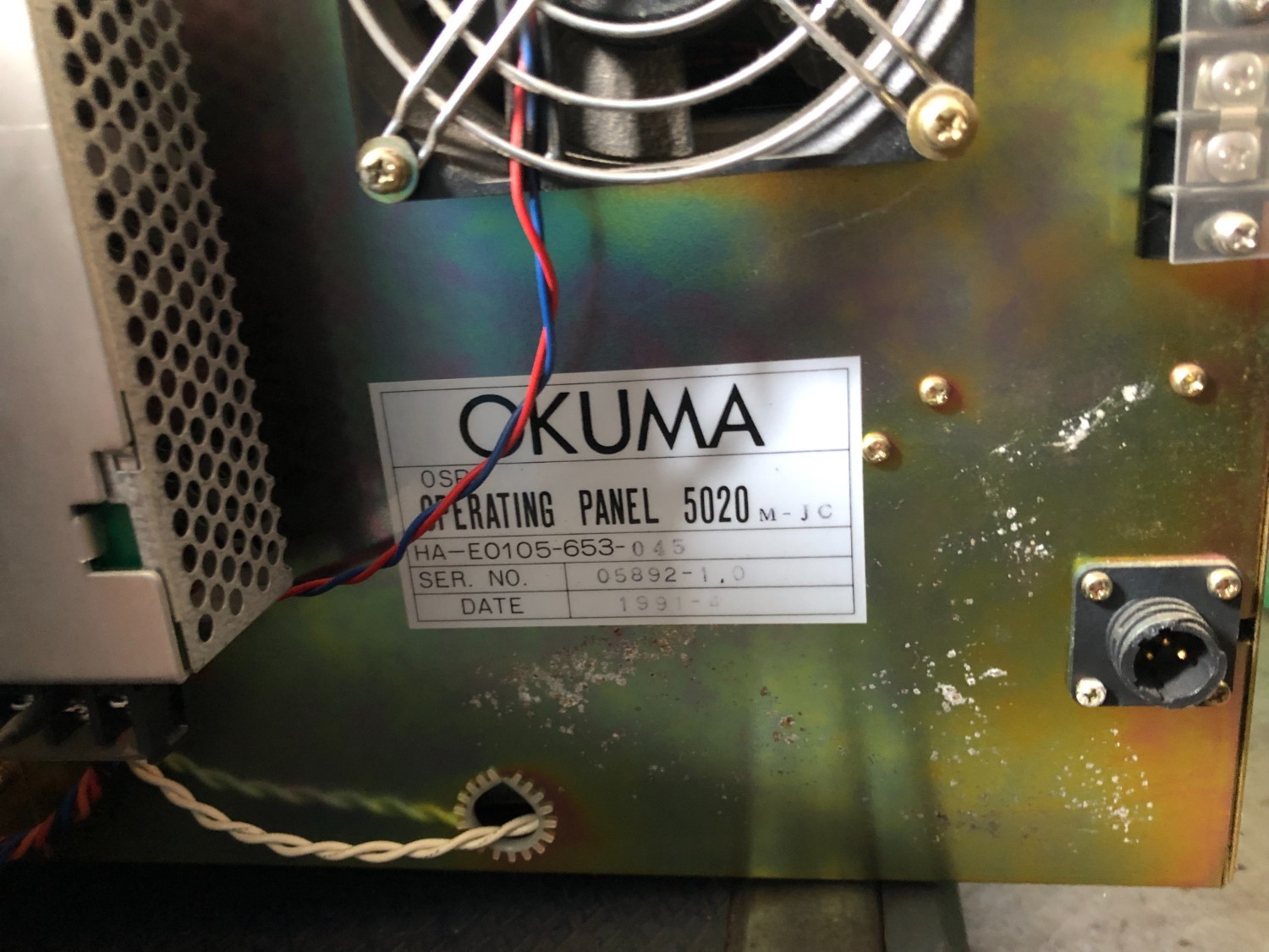 中古その他 【操作パネル】HA-E0105-653-045 オークマ/OKUMA