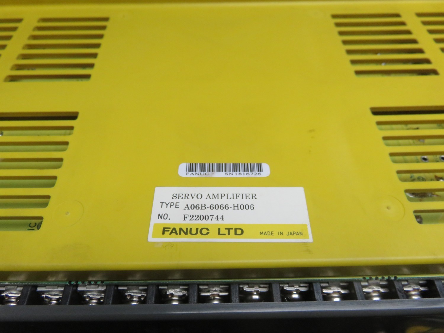 中古その他 【サーボアンプ】A06B-6066-H006 ファナック