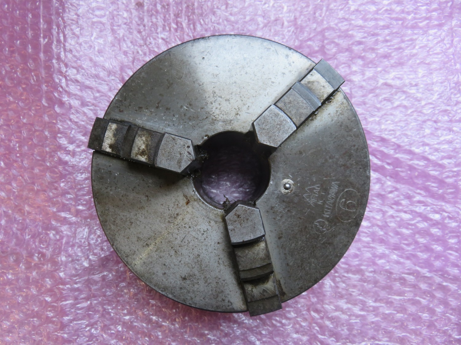 中古スクロールチャック 3爪スクロールチャック 北川精機