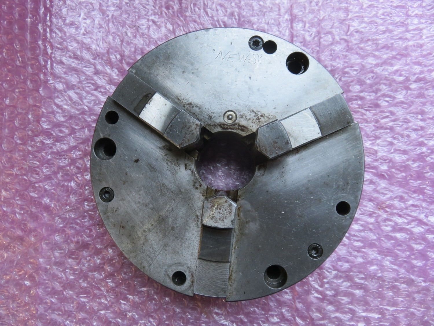 中古スクロールチャック 【3爪スクロールチャック】外径：165 大和工機 