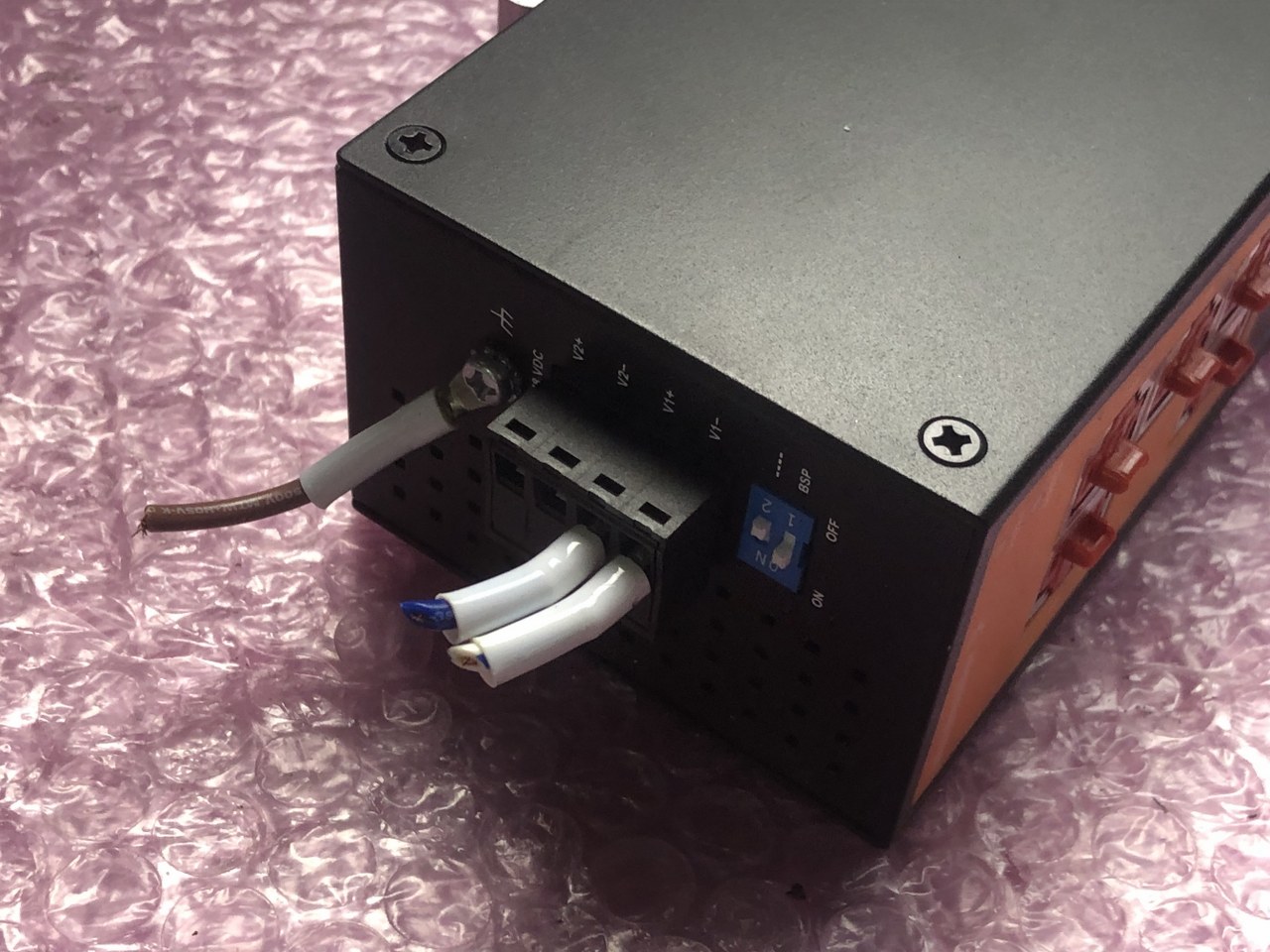 中古お買い得品・1山販売等 【産業用スイッチング】IE-SW-BL08-8TX ワイドミュラー（台湾製）