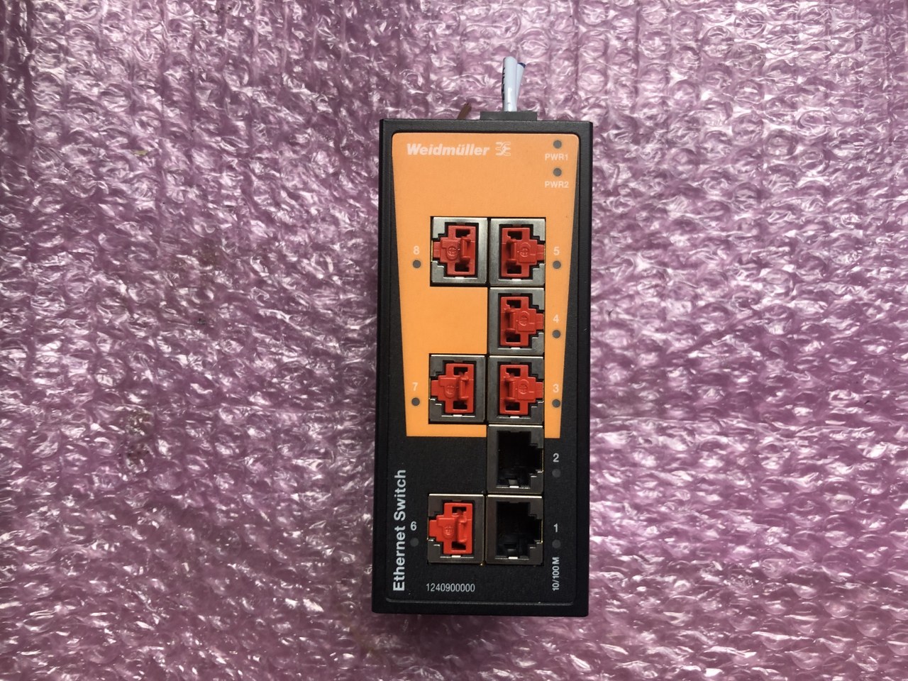 中古お買い得品・1山販売等 【産業用スイッチング】IE-SW-BL08-8TX ワイドミュラー（台湾製）