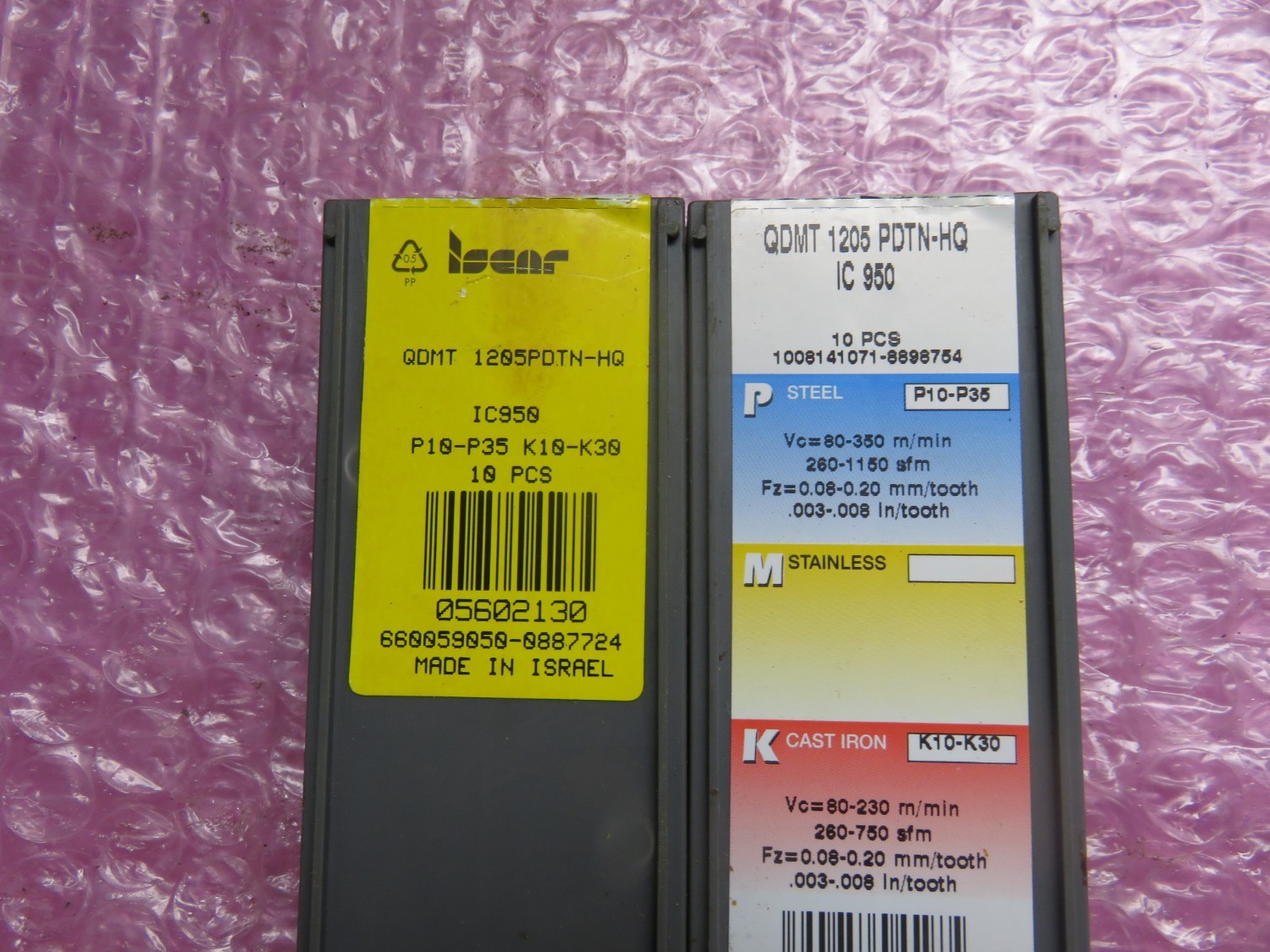 中古インサート（チップ） チップ 4個 様々なメーカーや型式があります。