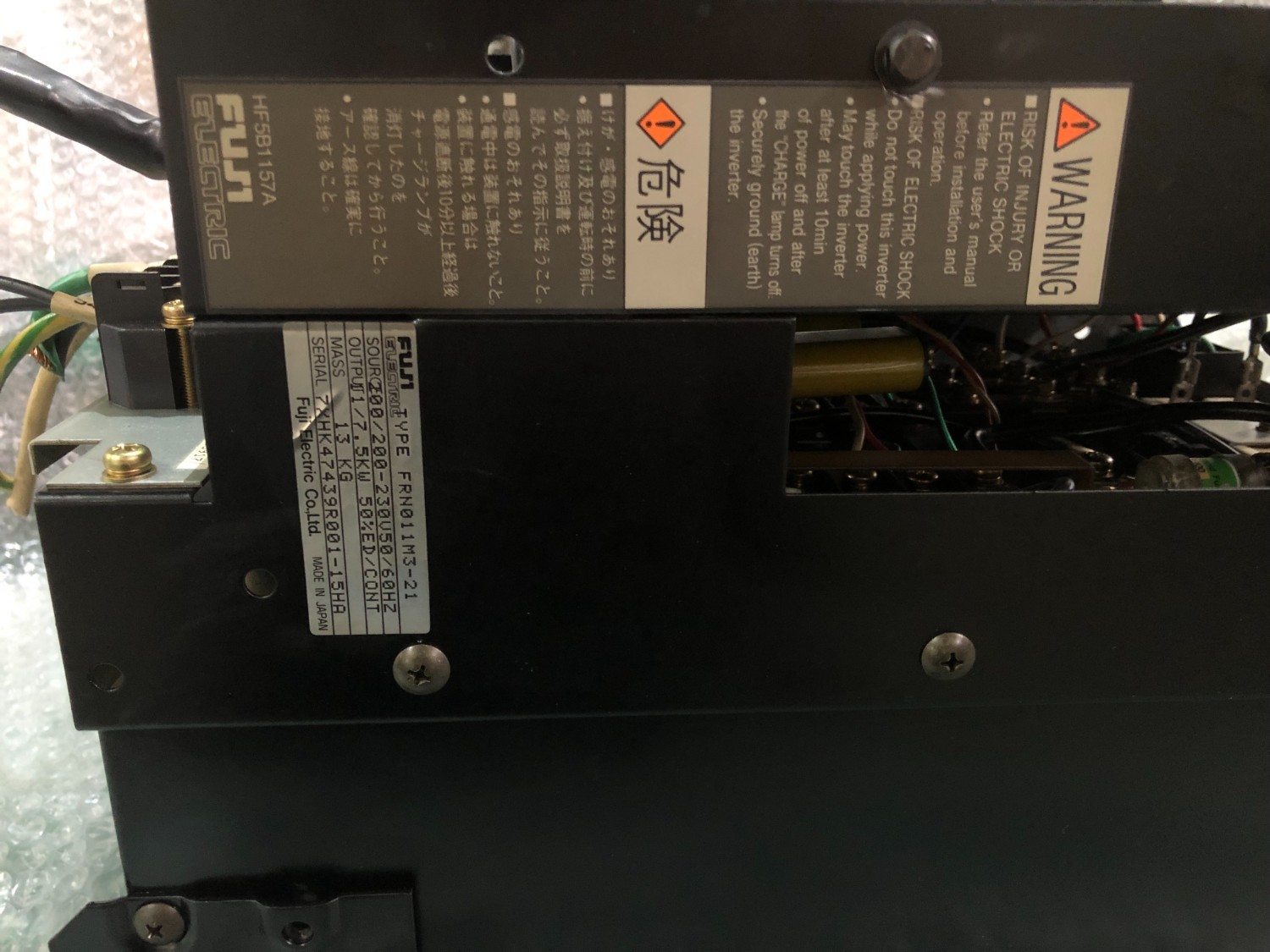 中古その他 【サーボドライブ】FRN011M3-21 富士電機/ FUJI ELECTIC