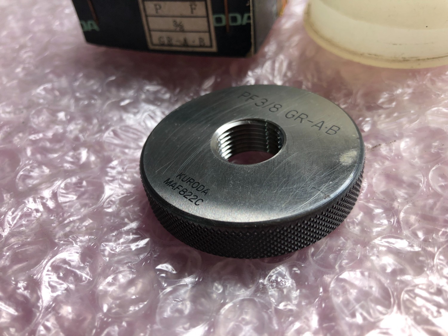 中古その他ゲージ 【ネジリングゲージ】PF 3/8 GR-A.B 黒田/KURODA